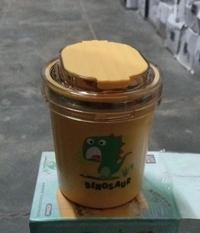 Steel insulated soup bowl tiffin with straw attachment