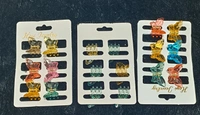 New mini hair claw clips/clutchers pack of 6