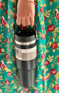 Vacuum Flask Thermal Cup Portable Sports Car Double Wall Stainless Steel