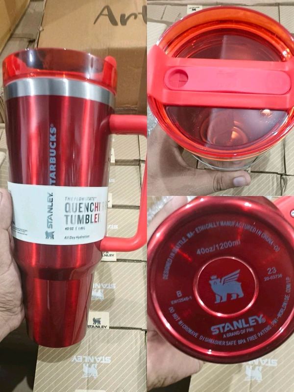 Stanley x Starbucks Holiday Red 40oz Tumbler Cup - Limited Edition