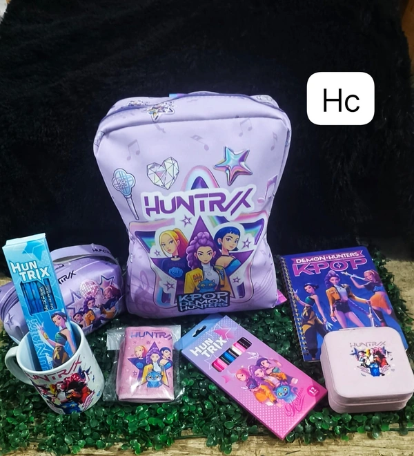 Hc kpop combo 3 - 1 kpop bagpack 1 set of 12 kpop pencil and more - Combo 3