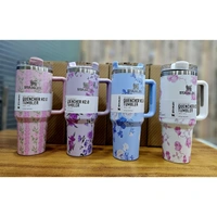 Stanley Printed Steel Sipper – 1 Pc | Fashionable, Durable, and Leak-Proof Bottle for Everyday Hydration - Purple