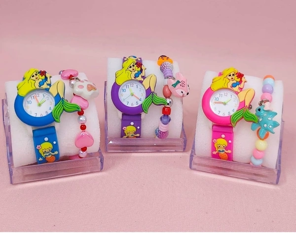 Cute Kids watches & Bracelet Combo pack