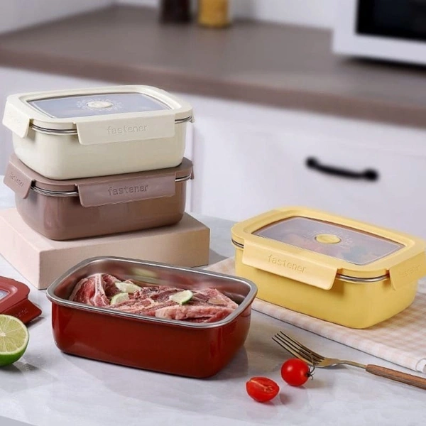 Premium 304 Stainless Steel. Airtight & Leakproof. Microwave Safe. 1200 ML Capacity.