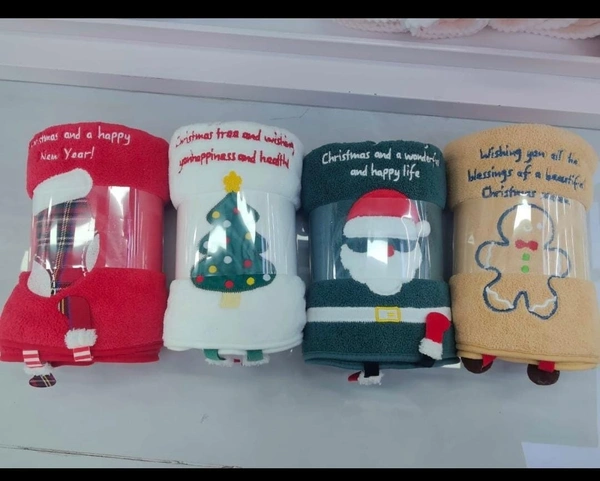 New full length Christmas theme towels 140*70 cms