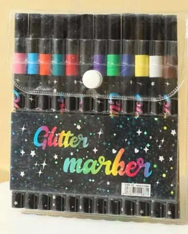 New arrival Set of 12 glitter marker