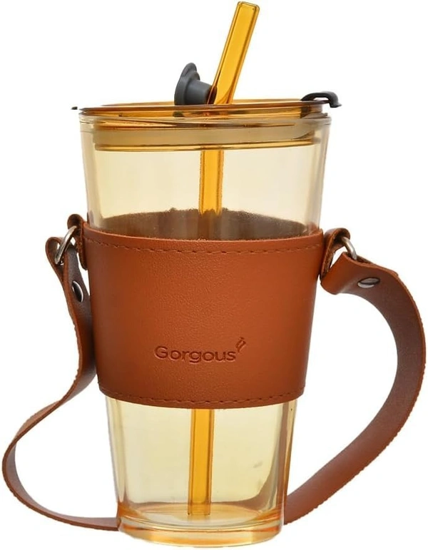 Leather grip mugs now in new design with handle n bigger size 450 ml