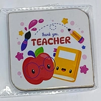 New mdf fridge magnets for teachers day 3*3 inches