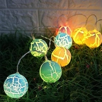Crack ball string light 10 balls in each Length 2 mtrs