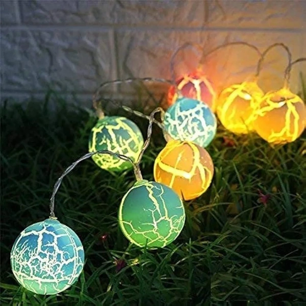 Crack ball string light 10 balls in each Length 2 mtrs