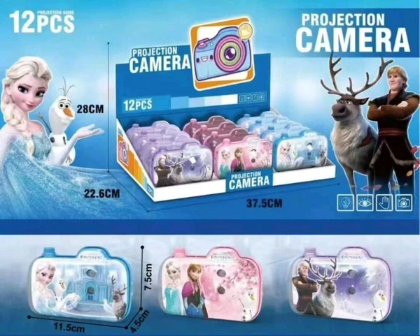 Character projector camera added in 4 designs Kuromi, frozen, stitch and avengers