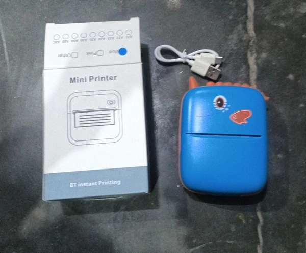 Dino theme mini printer