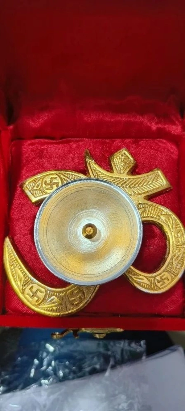 Om Diya in premium gift box packing - OM
