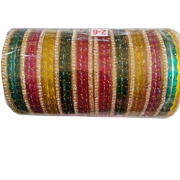 Rain Drop Rainbow Bangle Set 