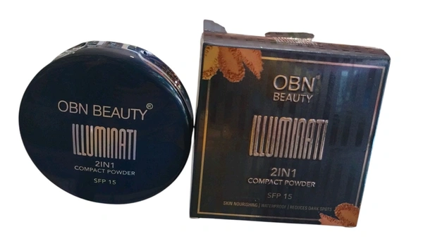 OBN Compact Powder 2 in 1 (Illuminati Face Powder)