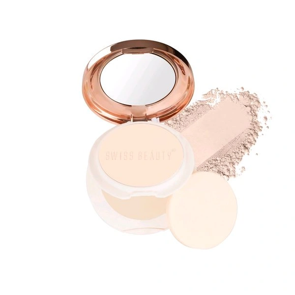 Swiss Beauty Oil Control 2 in 1 Compact Powder