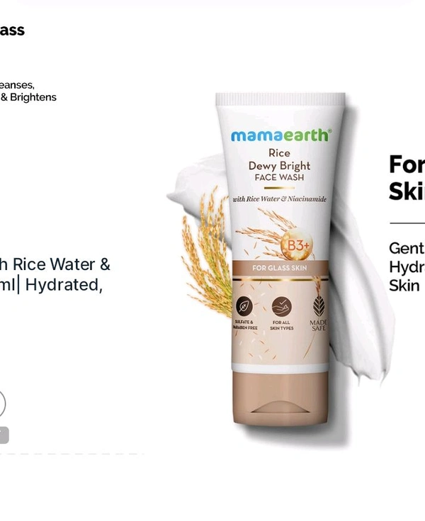 Mamaearth Rise Dewy Bright Facewash 100ml