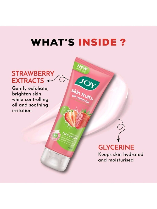 Joy Skin Fruit Oil Remover Facewash 50g.