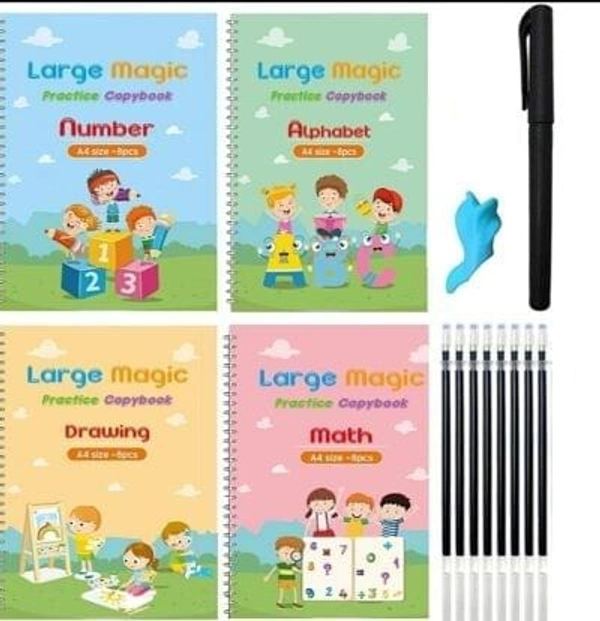 Re writtable Writing Book set of 4