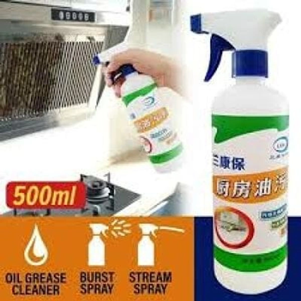 Kitchen oil and grease stain remover