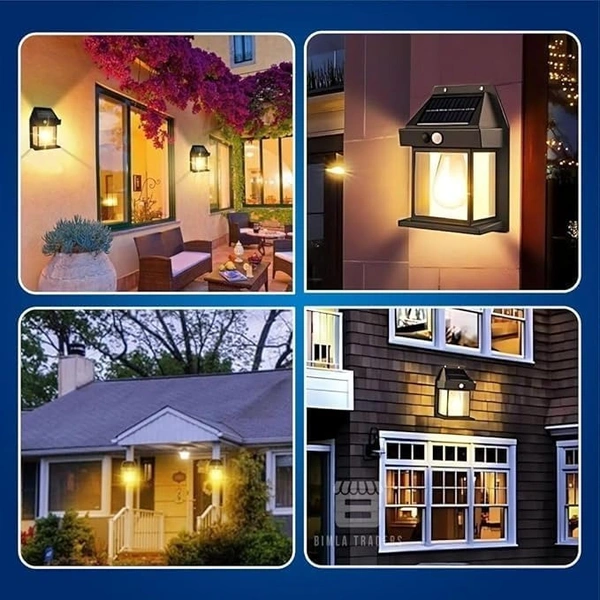 Sun-Powered Wall Light Outdoor with Motion Sensor β Waterproof Exterior LED Sconce Lamp