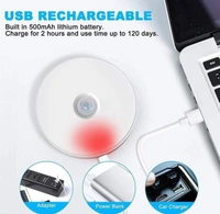 Motion Sensor Light for Home, USB Rechargeable Wireless LED Night Light, Self Adhesive Body Induction Lamp for Wardrobe, Cupboard