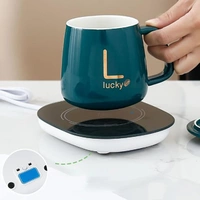 Ceramic Coffee Tea Mug with Warmer Auto Shut Off and Heating Function