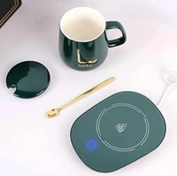 Ceramic Coffee Tea Mug with Warmer Auto Shut Off and Heating Function
