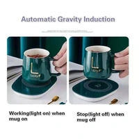 Ceramic Coffee Tea Mug with Warmer Auto Shut Off and Heating Function