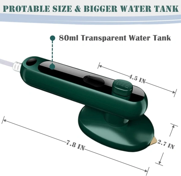 Mini Travel Iron for Clothes, Portable Mini Iron for Travel