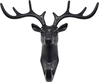 Deer Key Holder, Creative Deer Head Traceless Wall Hook