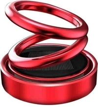 Solar Ring Car Perfume Tablet - Rotating Energy Dashboard Accessory