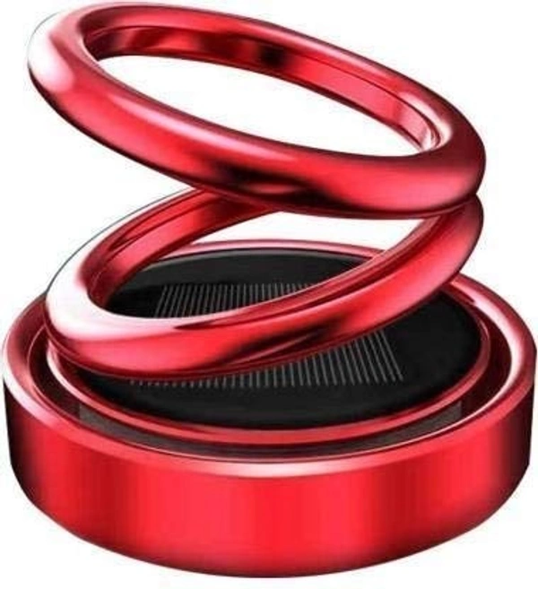 Solar Ring Car Perfume Tablet - Rotating Energy Dashboard Accessory
