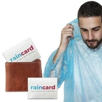 Rain Ponchos Raincoats for Adults Reusable, 2 Pcs Raincoats Ponchos Emergency for Women Men with Hood and Drawstring