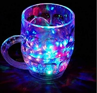 Rainbow Color Magic Cup LED Flashing 7 Color Changing Light.