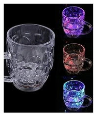 Rainbow Color Magic Cup LED Flashing 7 Color Changing Light.