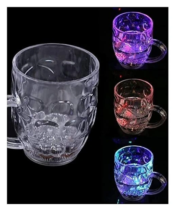 Rainbow Color Magic Cup LED Flashing 7 Color Changing Light.