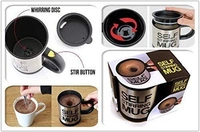 Self Stirring Mug Chocolate Coffee Shake Maker Cup Mixer Blender Shaker