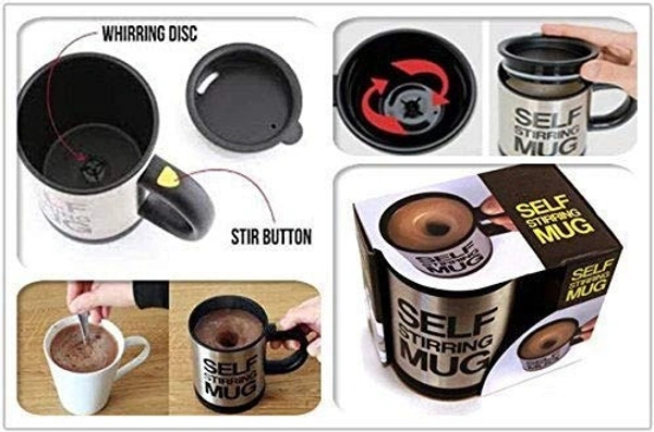 Self Stirring Mug Chocolate Coffee Shake Maker Cup Mixer Blender Shaker