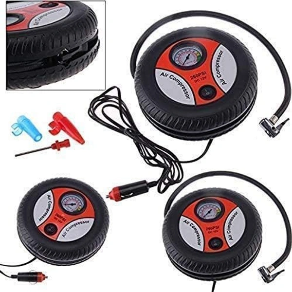 Tyre Air Compressor | Compact Air Pump for Cars, Motorcycles and Bicycles