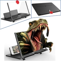 Mobile Phone Magnifier Screen, 3D HD Magnifying Projector Screen Enlarger for Movies, Videos and Gaming