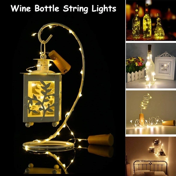 Bottle Cork Lights – 20 LEDs Copper Wire String Lights