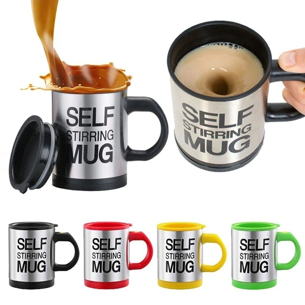 Self Stirring Mug Chocolate Coffee Shake Maker Cup Mixer Blender Shaker