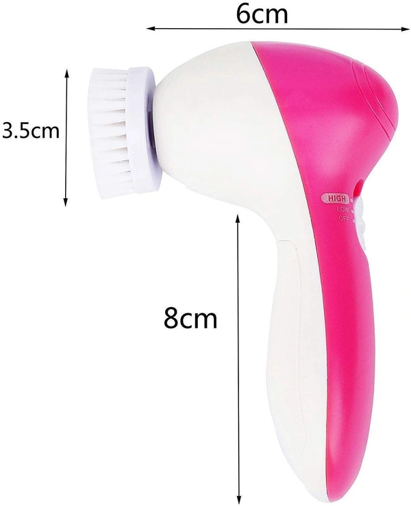 5 in 1 Face Facial Massage Machine Care & Cleansing Cleanser