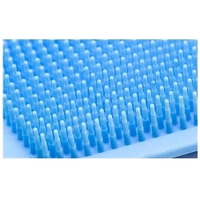 Silicone Body Back Scrubber, Double Side Bathing Brush for Skin Deep Cleaning Massage