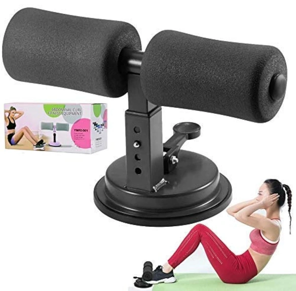 Sit-ups and Push-ups Assistant Device, Household Fitness Equipment for Abdominal Muscle Exercise Machine Portable Self Suction, Ab-Normal Gym Workout