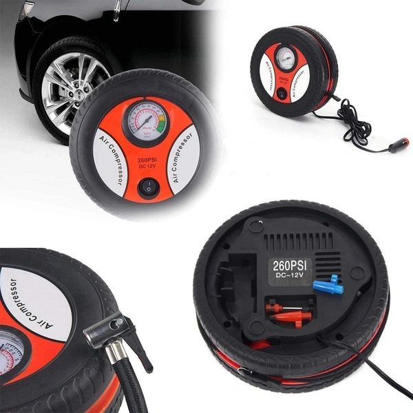 Tyre Air Compressor | Compact Air Pump for Cars, Motorcycles and Bicycles