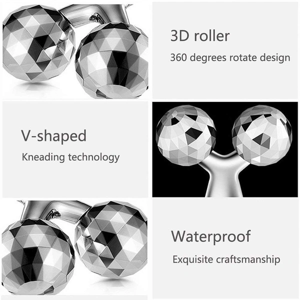 Manual 3D Massager Roller 360 Rotate Face Full Body Shape for Skin Lifting