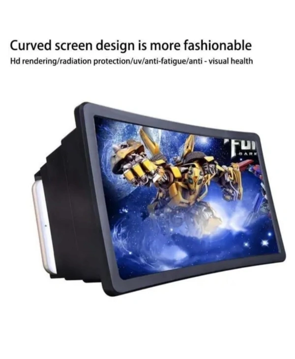 3D Phone Screen Magnifier F2, Mobile Video Amplifier Stand