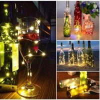 Bottle Cork Lights – 20 LEDs Copper Wire String Lights